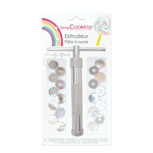 ScrapCooking Mönsterpress till sockerpasta 17 cm