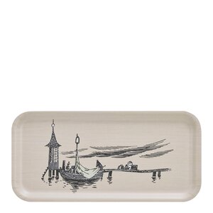 Muurla Mumin bricka 27x13 cm piren