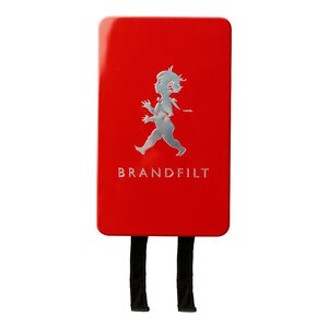 SOLSTICKAN Brandfilt 120x120 cm Röd