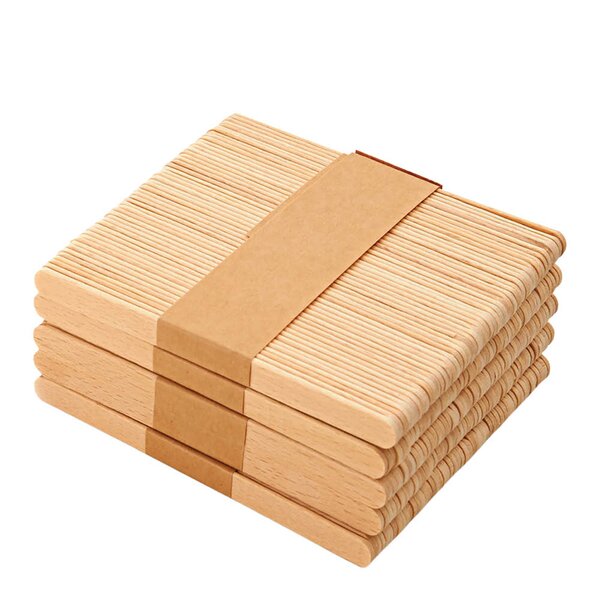 Silikomart Träpinnar för glass 11,3x1 cm 100-pack