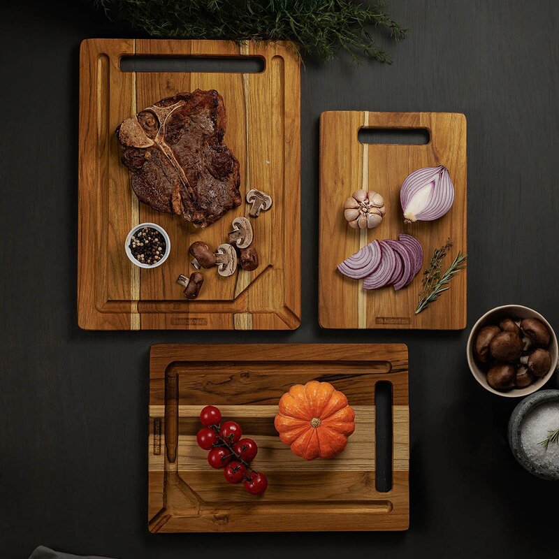 Tramontina Skärbräda 3 delar natur