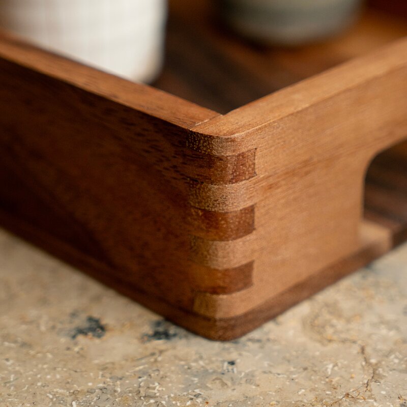 Zassenhaus Serveringsbricka i akaciaträ 42x28x6 cm