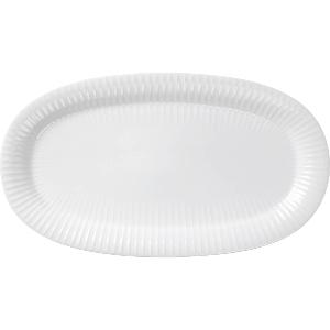 Kähler Hammershøi Oval serveringsfat 40x22,5 cm Vit