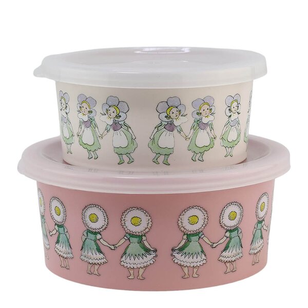 Rätt Start Elsa Beskow snacklåda 2-pack Blomsterfesten