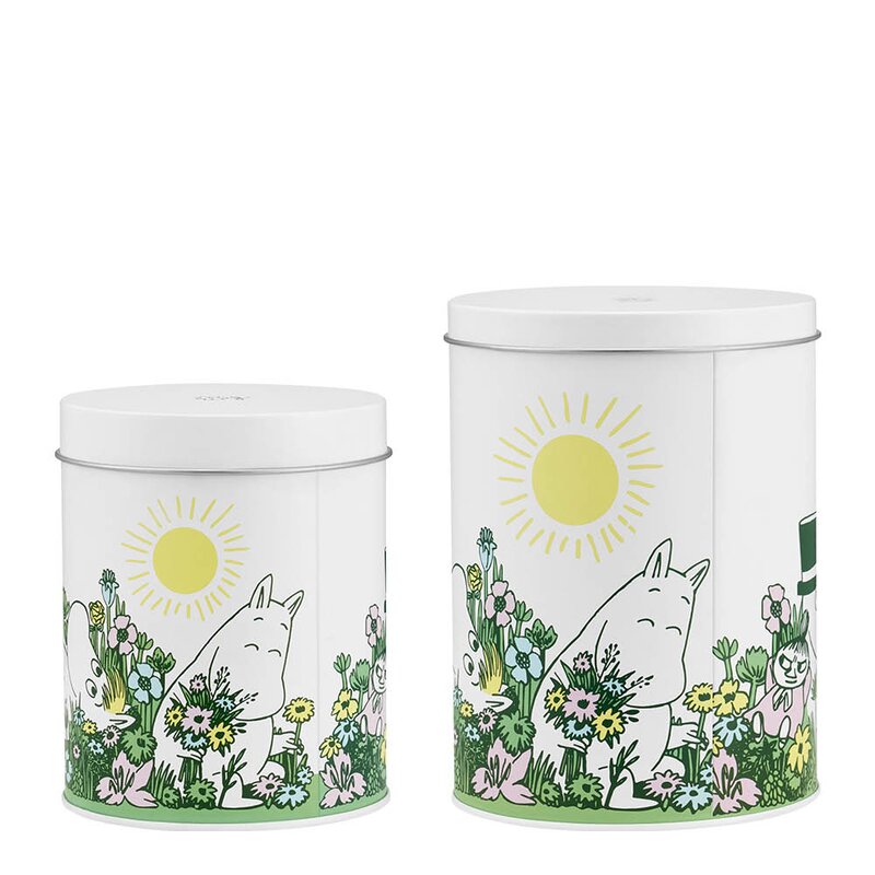 Muurla I Hagen förvaringsbox 2-pack vit/grön