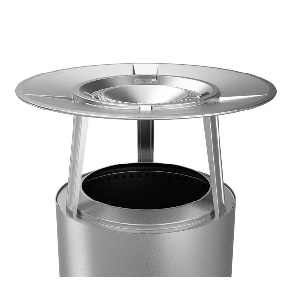 Bonfire värmespridare silver