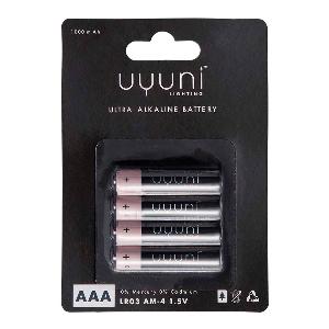 Uyuni Lighting AAA-batteri 4-pack