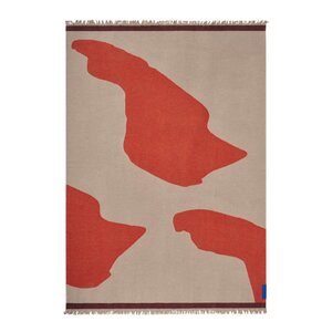 Mette Ditmer Studio pläd 175x130 cm orange