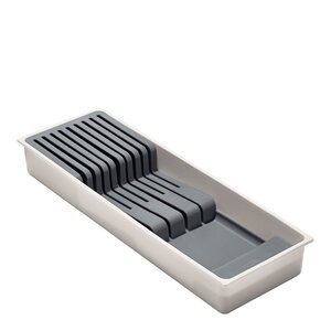 Oxo Knivblock för kökslåda 42x14x6 cm vit/grå