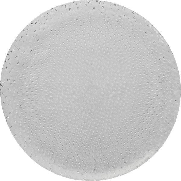 Raw Glass Bead Middagstallrik 27 cm Klar