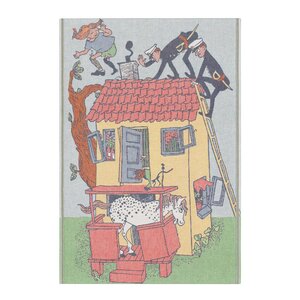 Ekelund Pippi babyfilt 72x105 cm Villa Villekulla