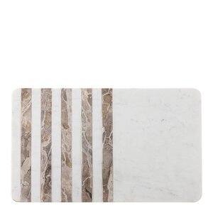 Bloomingville Skärbräda Novelle i marmor 38x22,5x1,5 cm vit