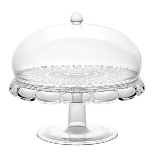 Guzzini Vanity tårtfat med kupa 30 cm bioplast klar