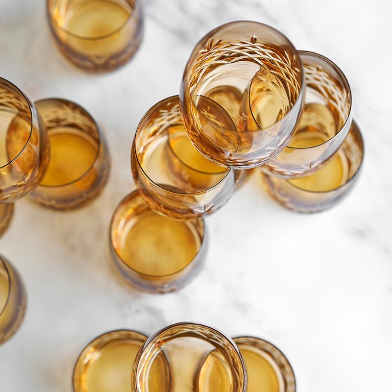 Frederik Bagger Crispy Aqua Glas 23 cl 2-pack Citrine