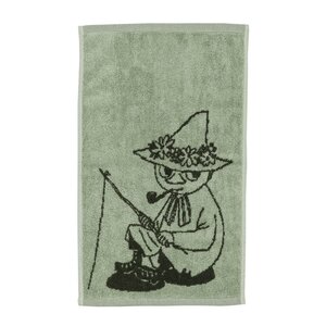 MoominArabia Mumin handduk 30x50 cm Snusmumriken grön