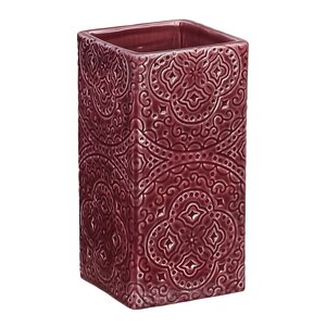 Cult Design Kub Orient tandborsthållare 12 cm vinröd