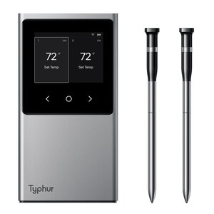 Thyphur Typhur Sync Dual trådlös stektermometer silver/svart