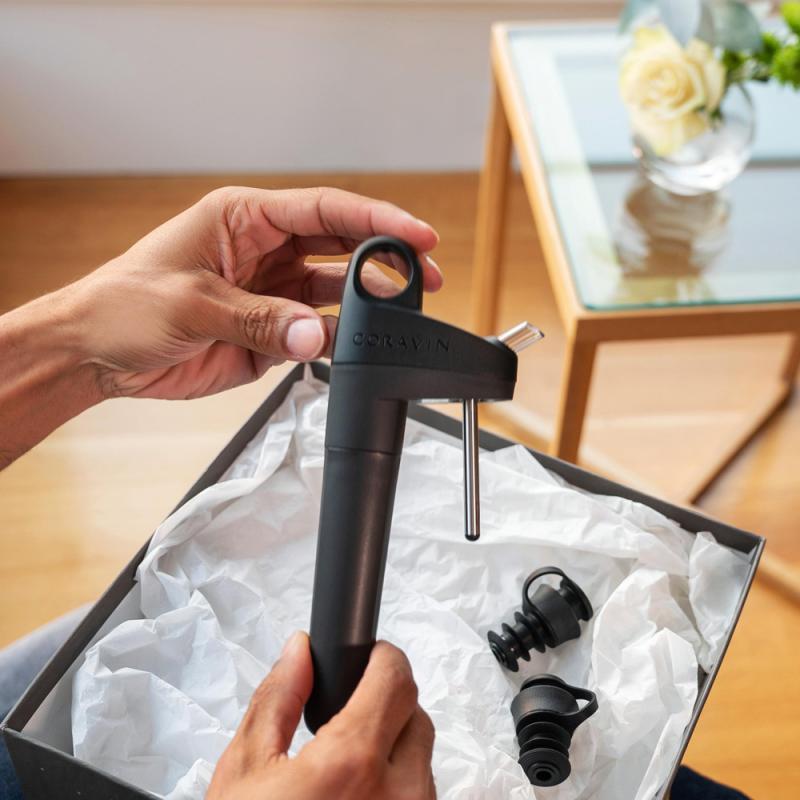 Coravin Pivot Förslutare till vinflaska 6-pack Svart