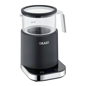 Graef Mjölkskummare med uttagbar glasbehållare 400 ml svart
