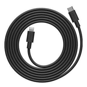 Avolt Cable 1 USB-C till Lightning kabel 2 m Stockholm Black