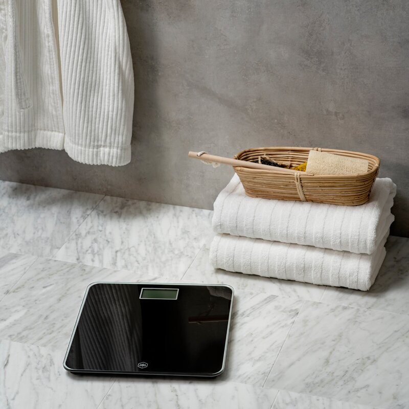 OBH Nordica Classic Light personvåg 160 kg EN1504N0 svart