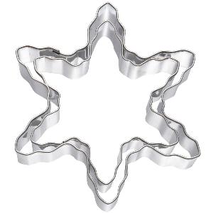 Modern House bAYk Pepparkaksform Stjärna 2 Delar Silver