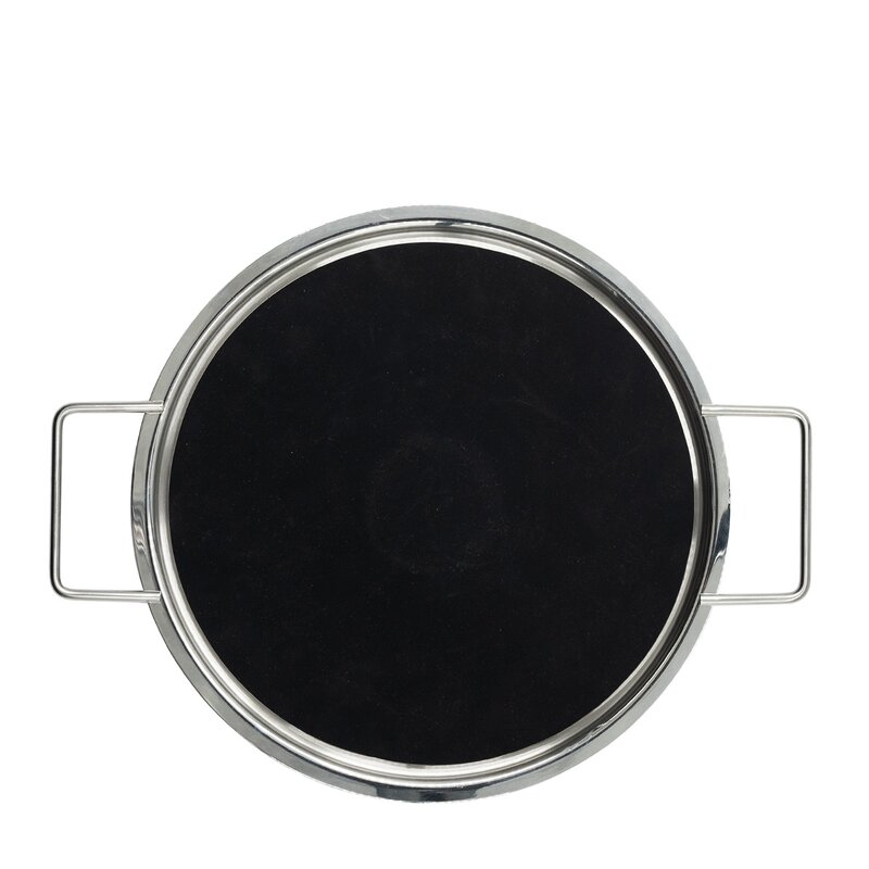 Eva Trio Hällock med silikonduk 24 cm svart/stål