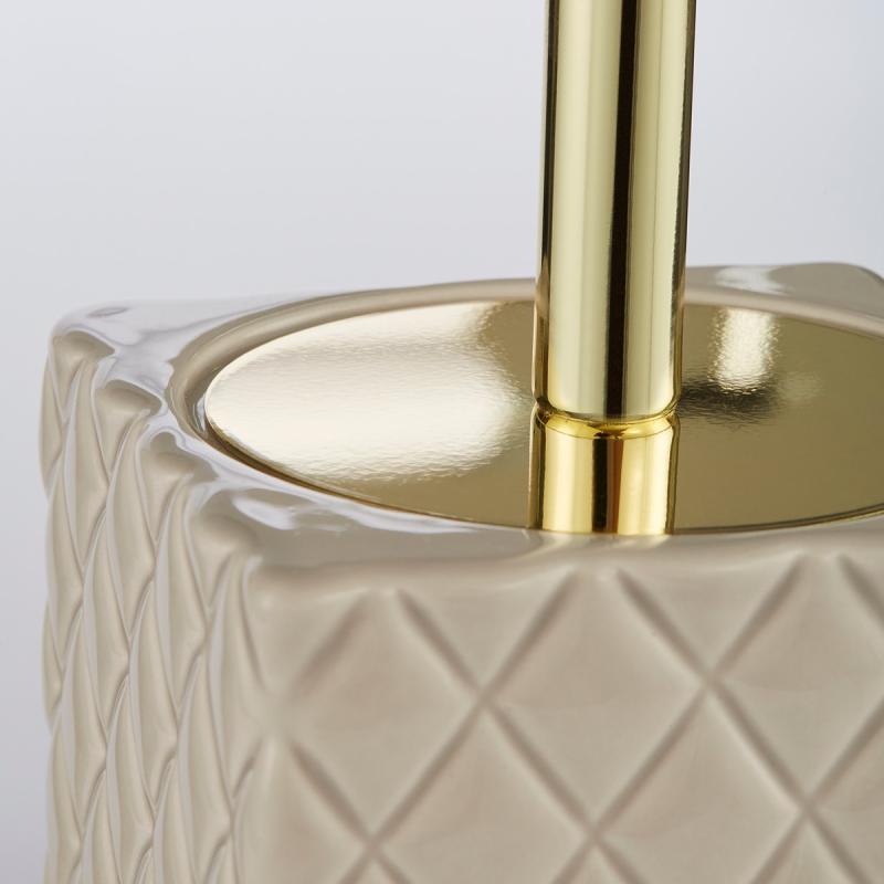 Lene Bjerre Portia toalettborste 39 cm brun sand