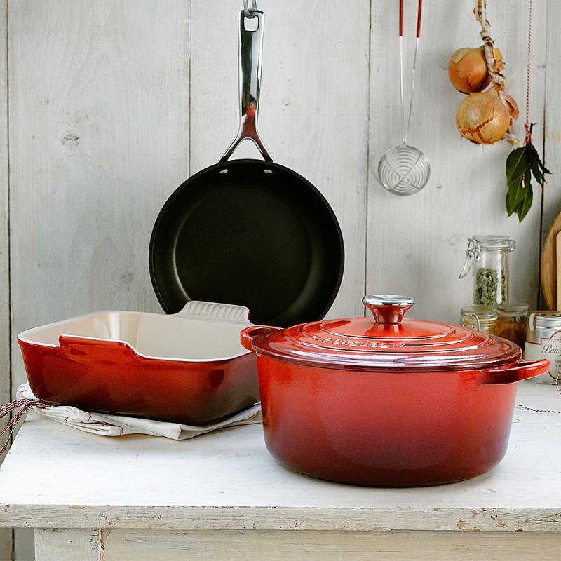 Le Creuset Signature Ugnsformset 23+13 cm Cerise