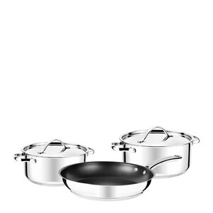 Modern House Rix grytset 3 delar blank