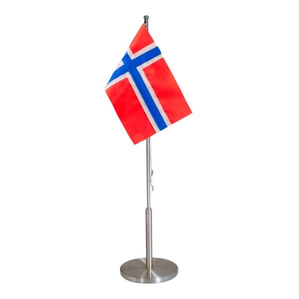 Dacapo Silver Flaggstång Norsk Flagga 40 cm 