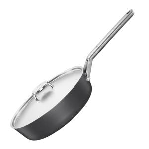 Fiskars Taiten Traktörpanna med lock 26 cm Svart