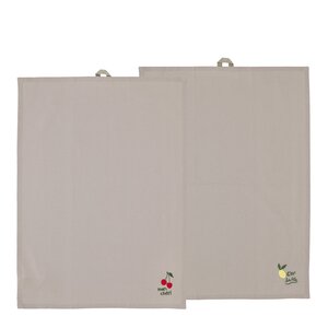 Södahl Bistro kökshandduk 50x70 cm 2-pack grön