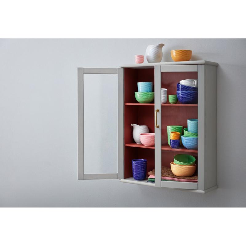 Lyngby Porcelæn Herringbone Bordstablett 43x30 cm Gul