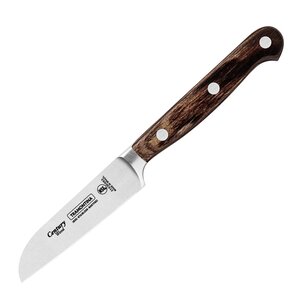 Tramontina Polywood grönsakskniv 7,5 cm brun