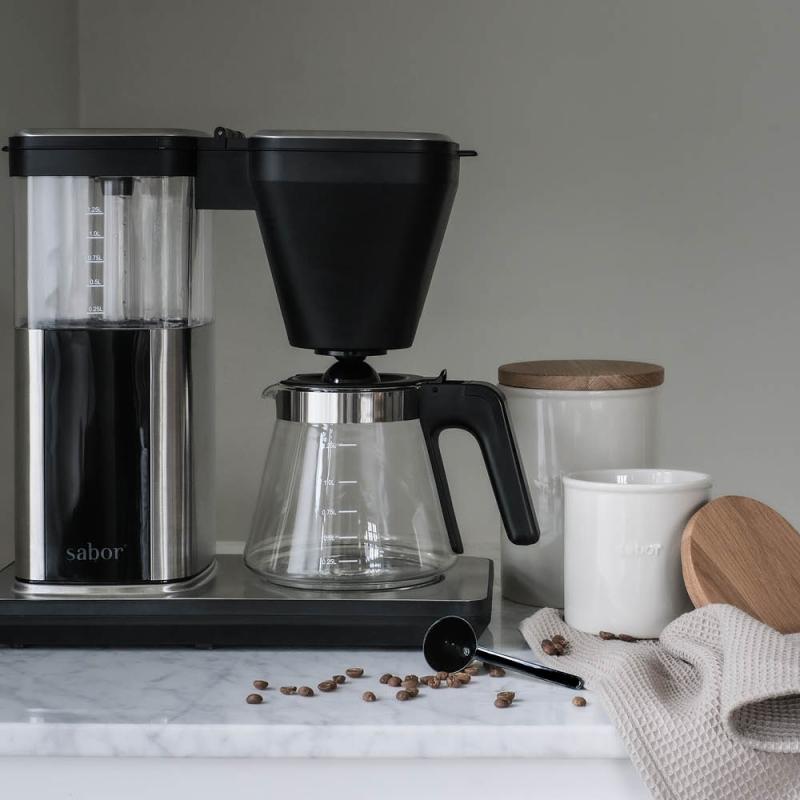 Sabor Ultimate kaffebryggare 1,25 L svart/borstad