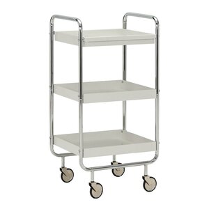 House Doctor Roll serveringsvagn i järn 42x38x85 cm silverfinish