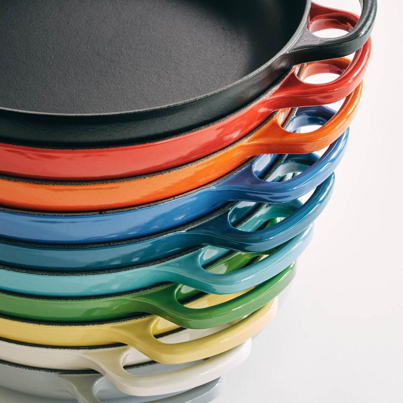 Le Creuset Signature stekpanna med trähandtag 28 cm Caribbean