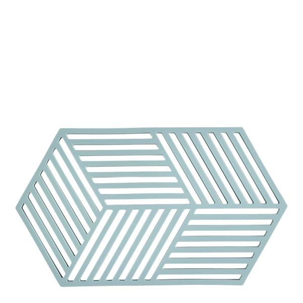 Zone Hexagon Grytunderlägg 24 cm Fog Blue