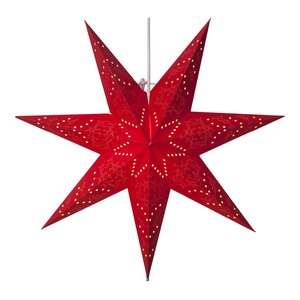 Star Trading Sensy julstjärna 54 cm röd