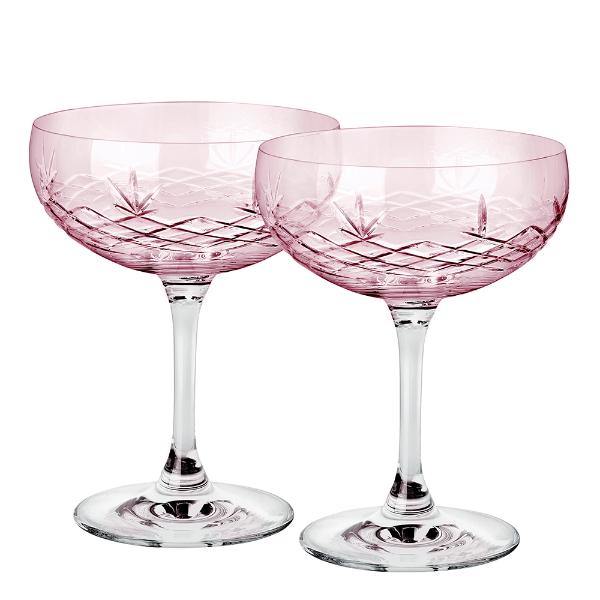Crispy Gatsby Champagneskål 30 cl 2-pack Topaz