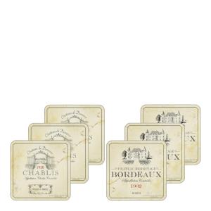 Pimpernel Vin de France Glasunderlägg 6-pack