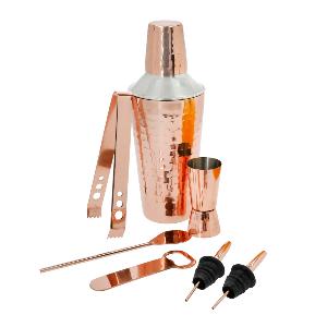 Barcraft Bartenderset 7 delar Koppar