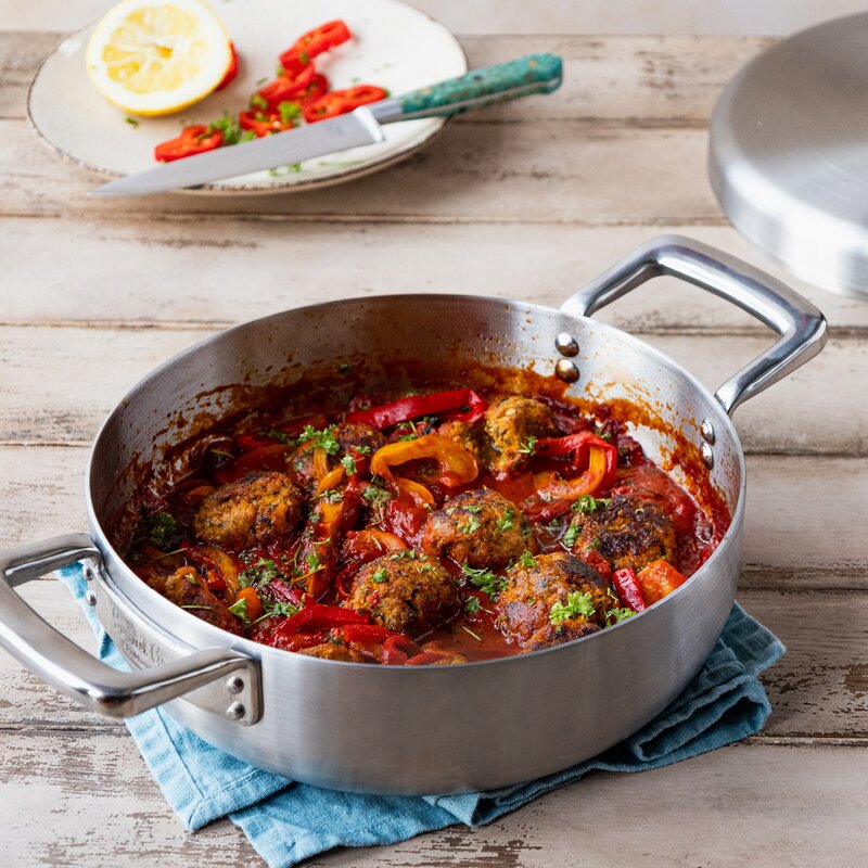 Samuel Groves Classic Stainless serveringspanna med lock 24 cm 2 L urban