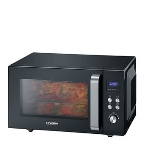 Severin Mikrovågsugn MW7763 med keramisk botten och grill 25 L 900W