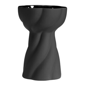 Cooee Twist Bulb vas 12 cm svart