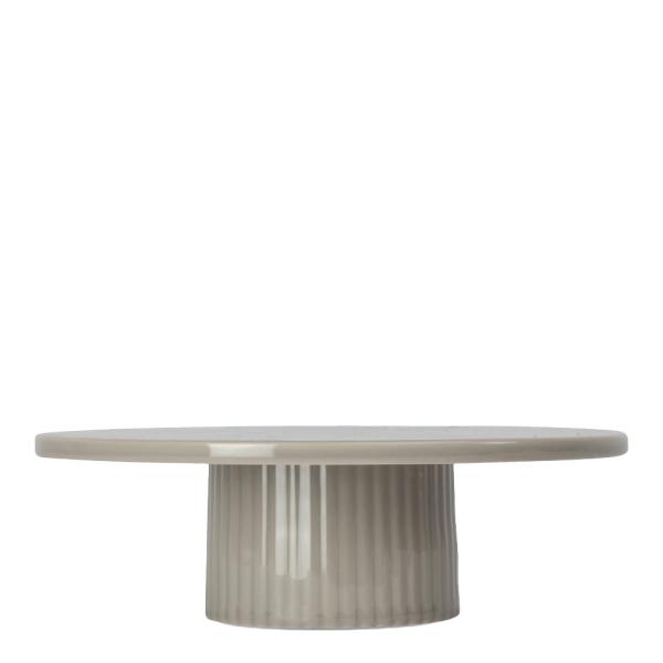 Sagaform Flora Tårtfat 25,5 cm Beige