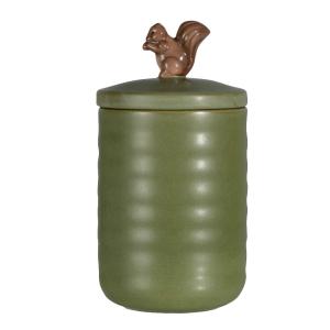 Sagaform Ellen Ekorreburk med lock 13,5 cm Grön