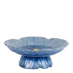 ByOn Poppy tårtfat 26 cm blå