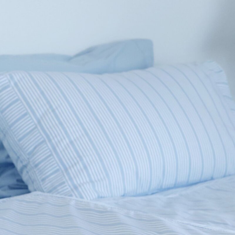 Home by Ilse Jacobsen Bedding Collection örngott 50x60 cm 2-pack powder blue stripes